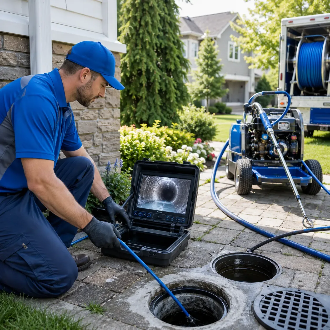 Outdoor drain cleaning professionals serving Galloway, OH